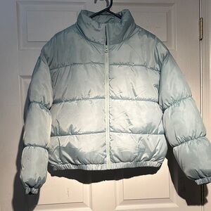 BP Light Blue Women's Puffer Coat
